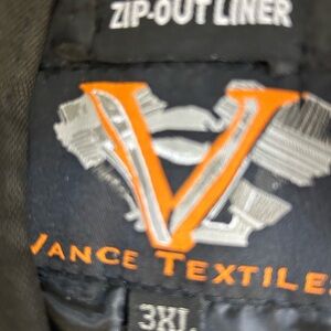 Men's Black and Orange Performance Jacket by Tory Burch